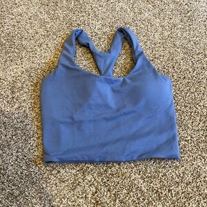 Blue Racerback Sports Bra